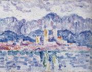 Paul Signac gray weather oil painting on canvas
